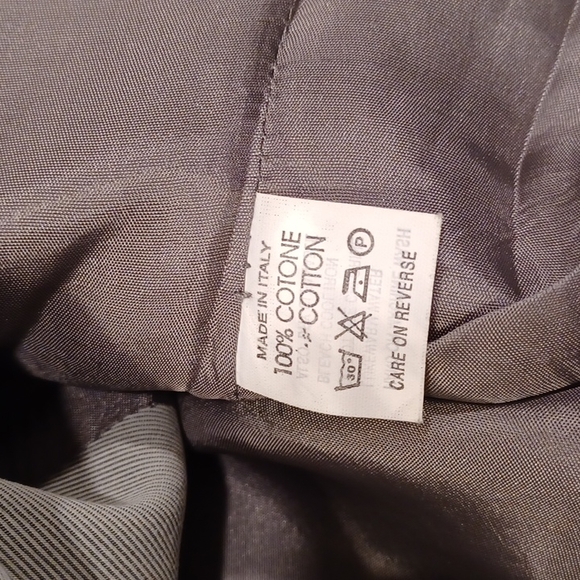 Barney's New York Micro Stripe Long Line Cotton Blazer- Sz. 0 - Picture 11 of 13